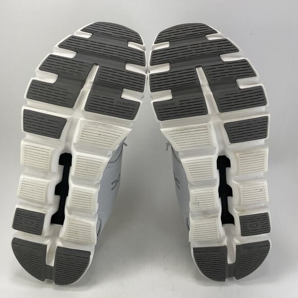 On Cloud 6 Running Shoes Mens Size 9.5 Glacier/White Athletic Sneakers Slip On - Picture 7 of 9